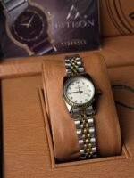 ⁦شبيه رولكس ميني فضي ذهبي⁩ - الصورة ⁦4⁩